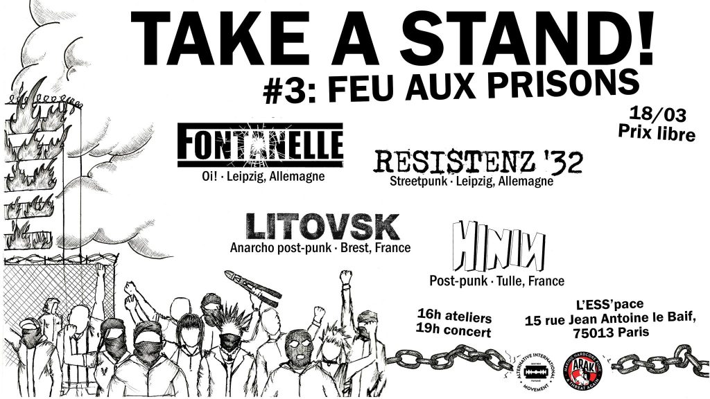 Hinin, Litovsk et Resistenz' 32 à l'ESS'pace, Paris