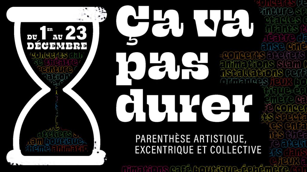 Affiche du festival "Ça va pas durer" de l'asso Grive la Braillarde